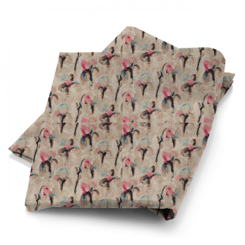 Zoffany Edo Fabrics Water Iris Rose/Blue Fabric