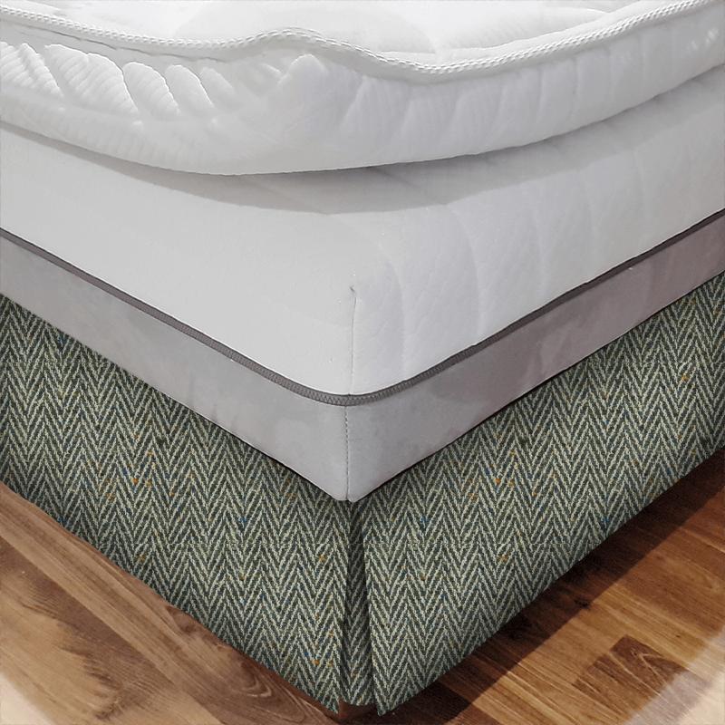 Zoffany Jaipur Weaves Banyan Moss Bed Base Valance