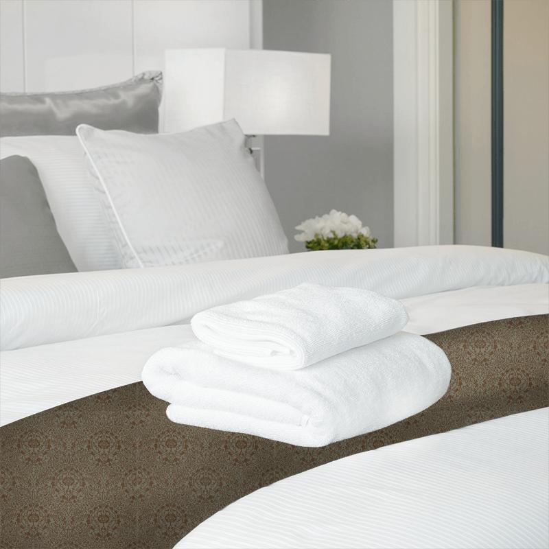 Zoffany Phaedra Fabrics Goya Henna Bed Runner