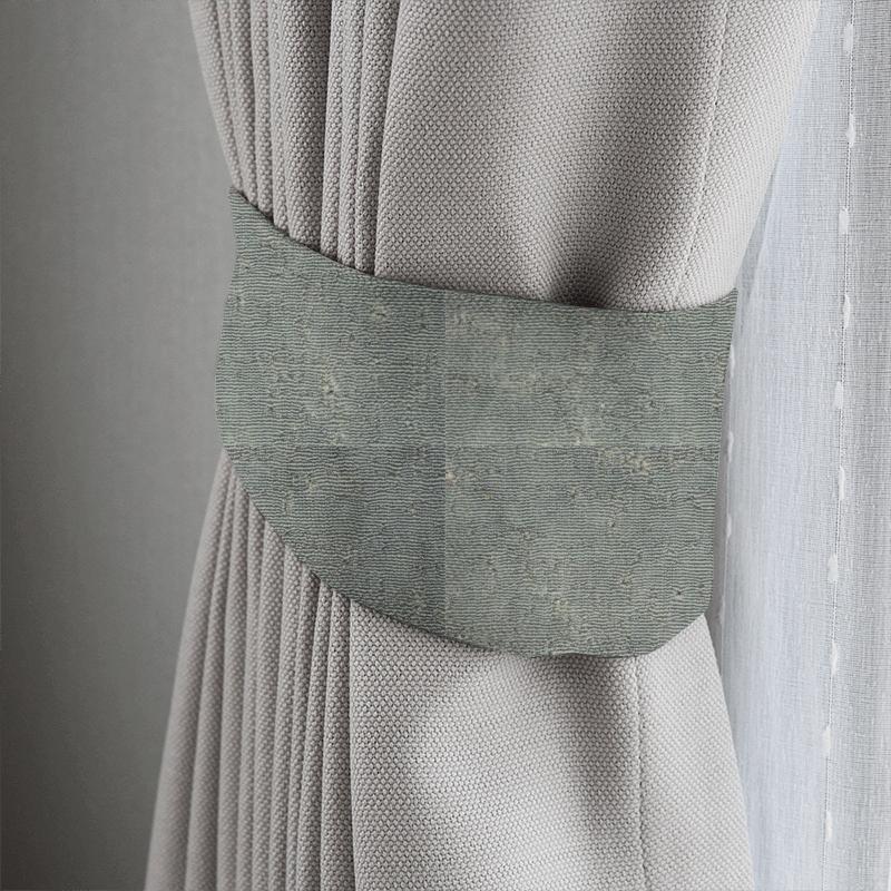 Zoffany Town & Country Weaves Curzon Silver Tieback