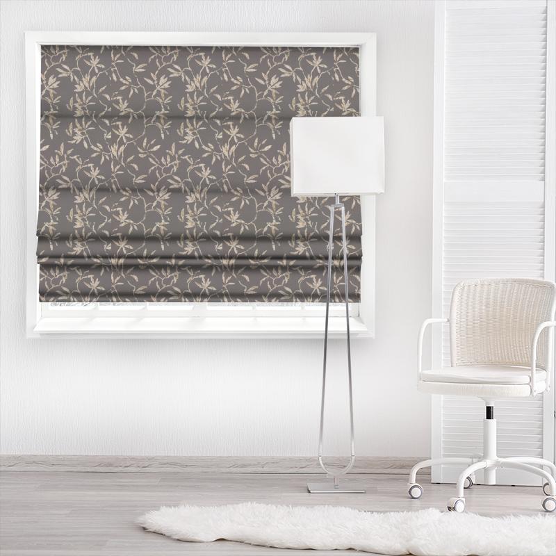 Romo Floris Sefina Jacquard Magnet Made To Measure Roman Blind