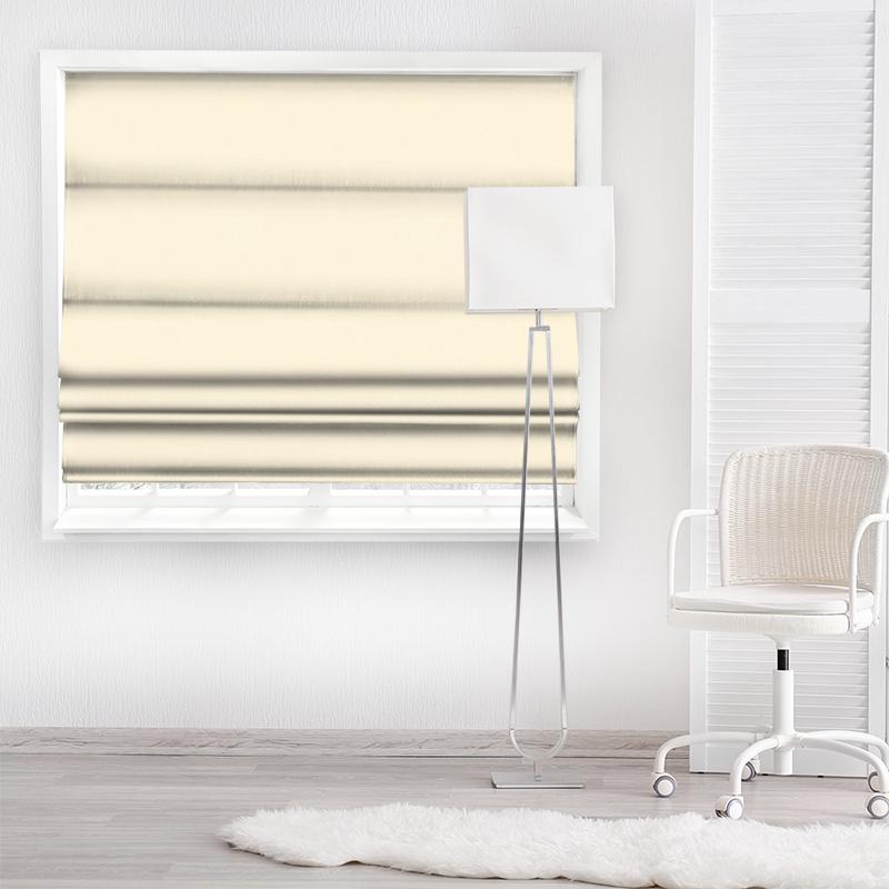 Romo Linara Linara Cream Made To Measure Roman Blind