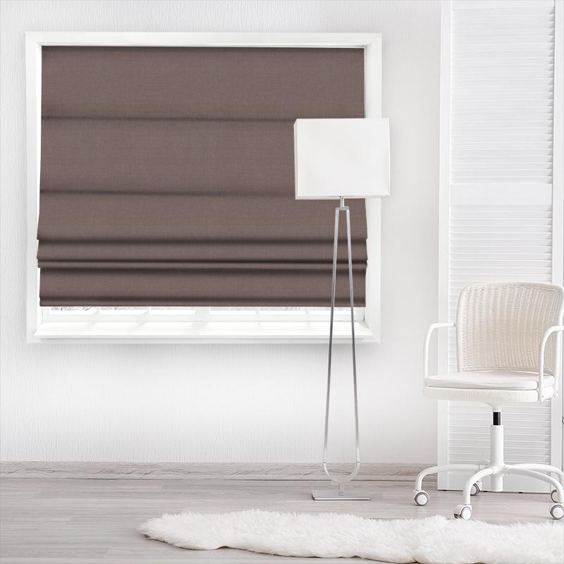 Romo Linara Linara Bistre Made To Measure Roman Blind