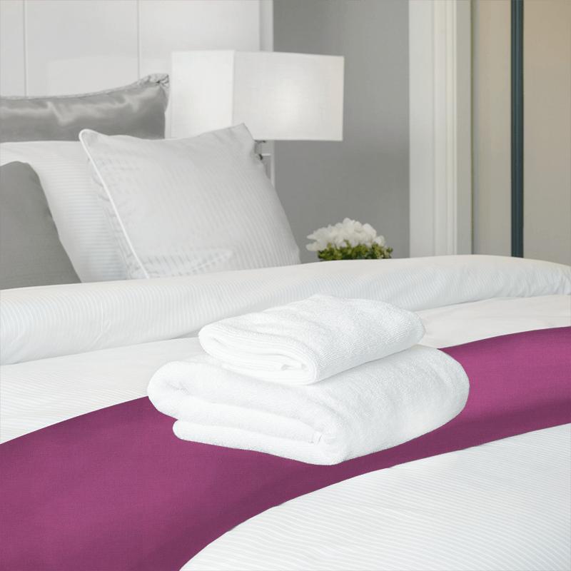 Linara Boysenberry Bed Runner Romo Linara Linara Boysenberry Bed Runner