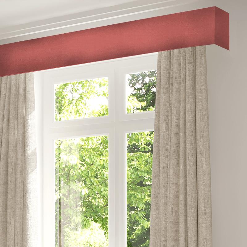 Romo Linara Linara Red Coral Pelmet