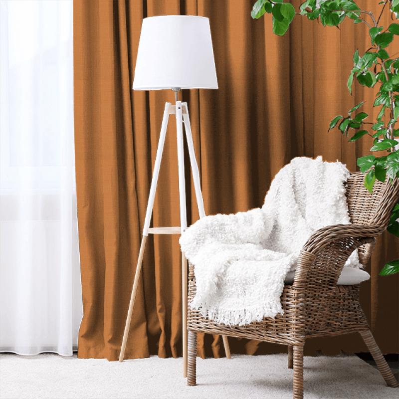 Romo Linara Linara Pumpkin Made To Measure Curtain
