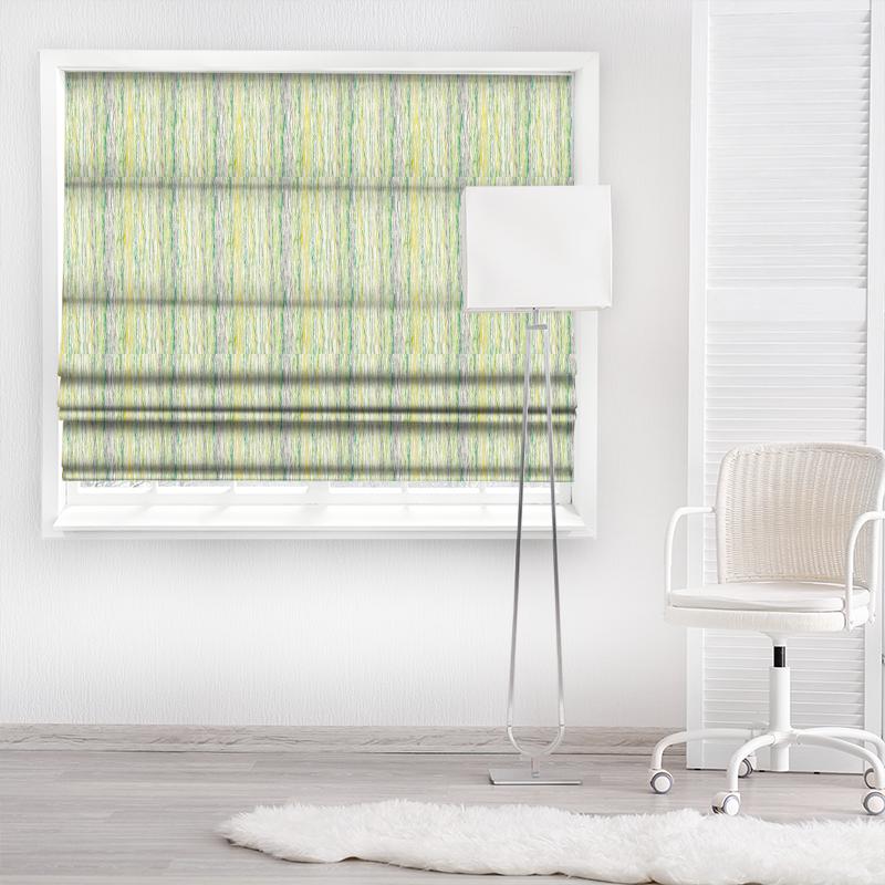 Romo Saphira Leander Jade Made To Measure Roman Blind