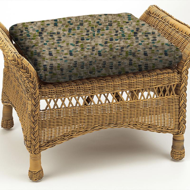 Romo Saphira Murano Peacock Box Cushion