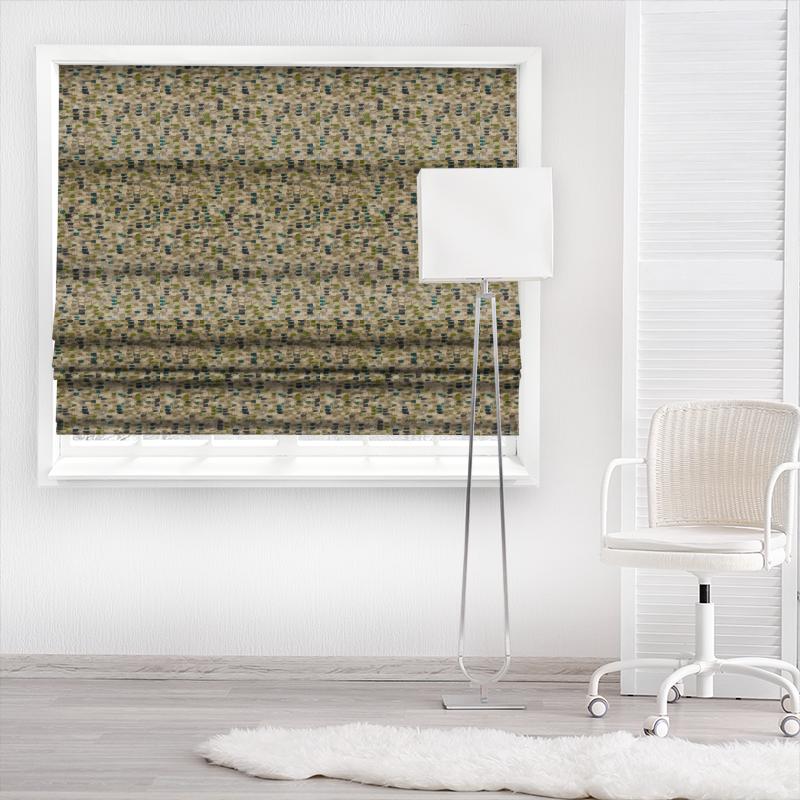 Romo Saphira Murano Peacock Made To Measure Roman Blind