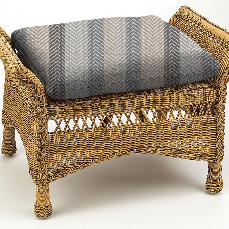 Romo Sarouk Keala Turtle Dove Box Cushion