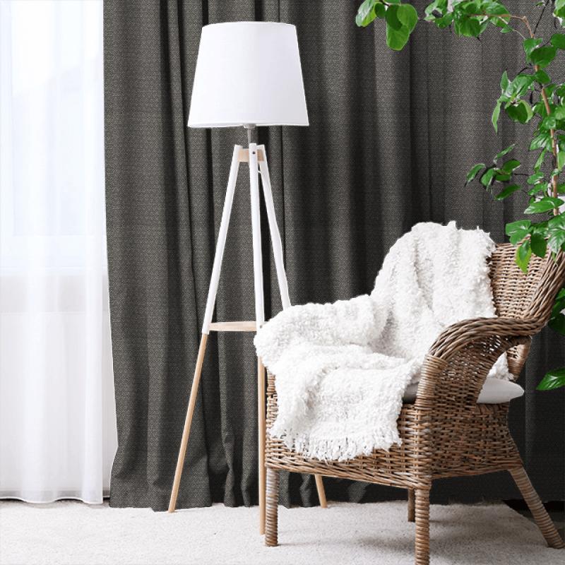 Romo Soraya Aryn Charcoal Made To Measure Curtain