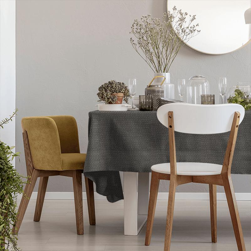 Romo Soraya Aryn Charcoal Tablecloth