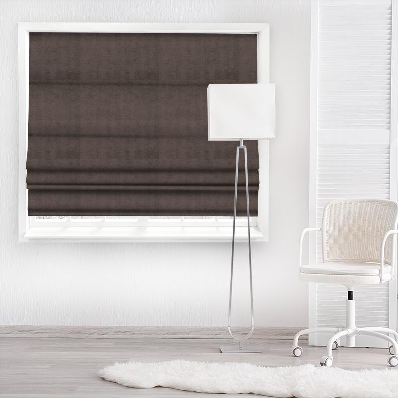 Kendal Bark Made To Measure Roman Blind Romo Tremont Kendal Bark Made To Measure Roman Blind