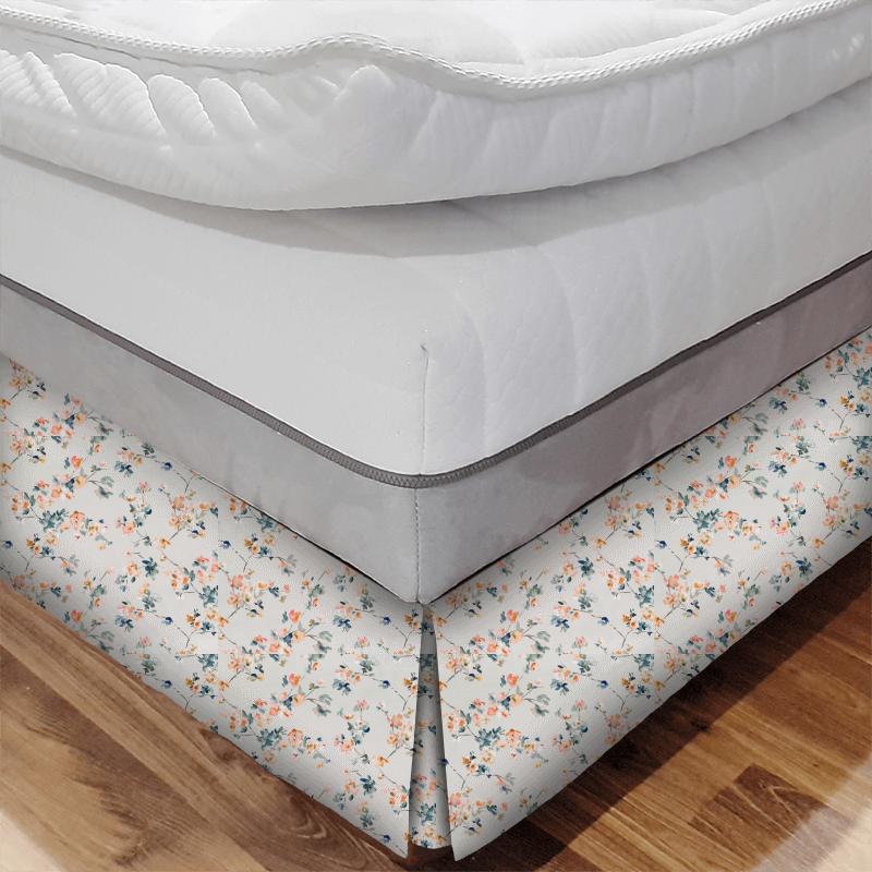 Romo Otelie Thalia Blush Bed Base Valance
