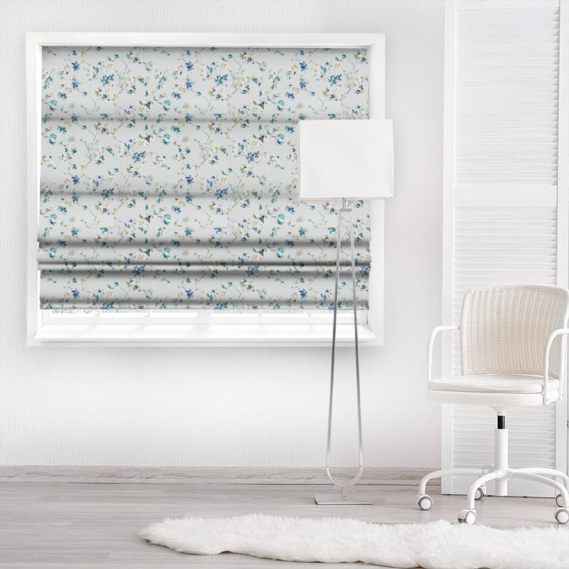 Romo Otelie Thalia Kingfisher Made To Measure Roman Blind