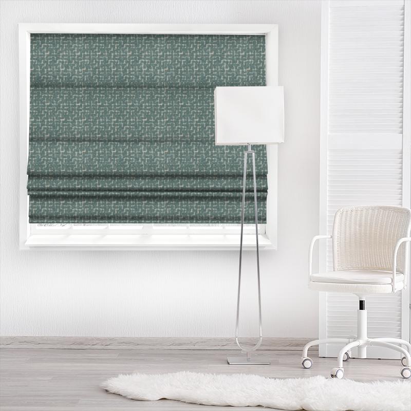 Villa Nova Artesia Weaves Riom Water Made To Measure Roman Blind