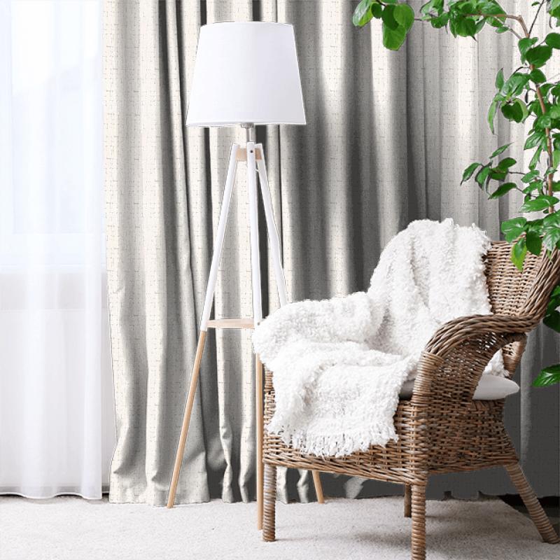 Villa Nova Artesia Weaves Riom Bone Made To Measure Curtain
