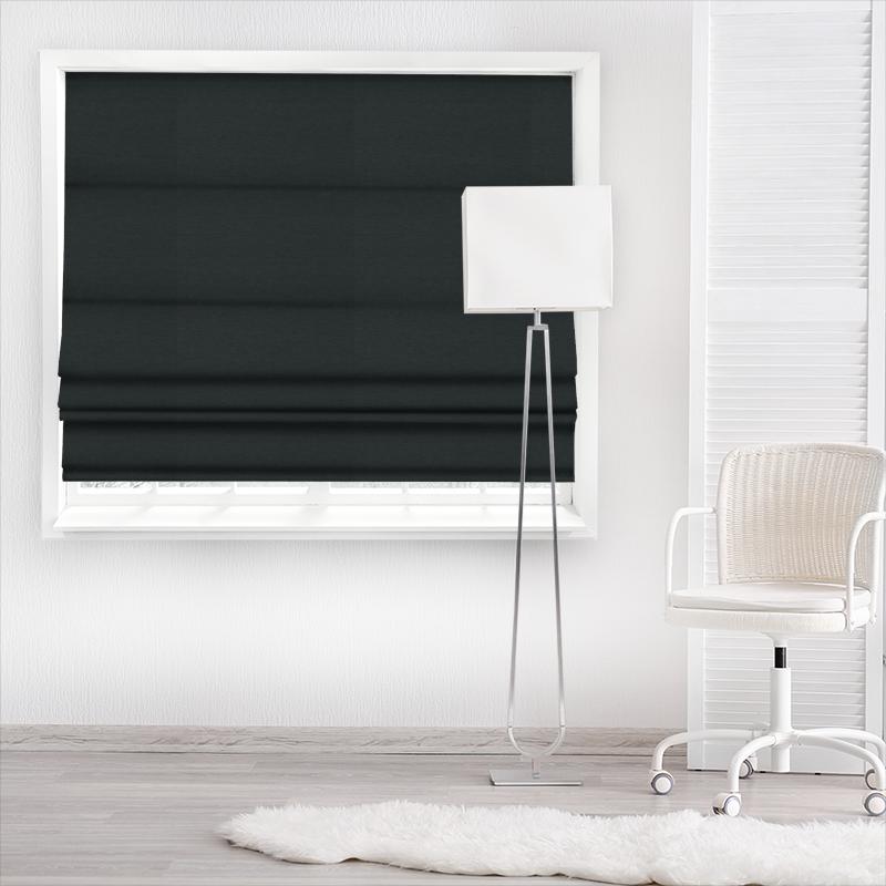 Villa Nova Corris Corris Onyx Made To Measure Roman Blind