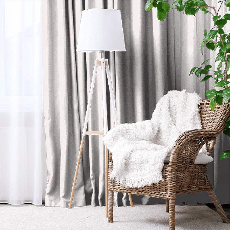 Villa Nova Lille Lille Chalk Made To Measure Curtain
