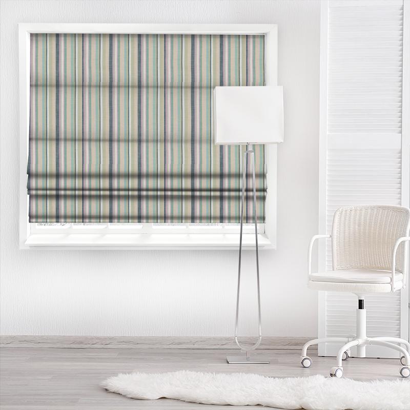 Villa Nova Maranta Rubra Tropics Made To Measure Roman Blind