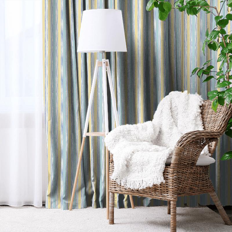 Stripey Stripes Seaside Made To Measure Curtain Villa Nova Picturebook Stripey Stripes Seaside Made To Measure Curtain