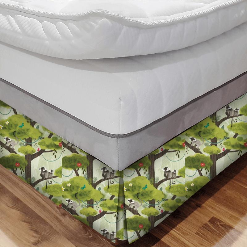 Villa Nova Picturebook Monkey Tree Multi Bed Base Valance