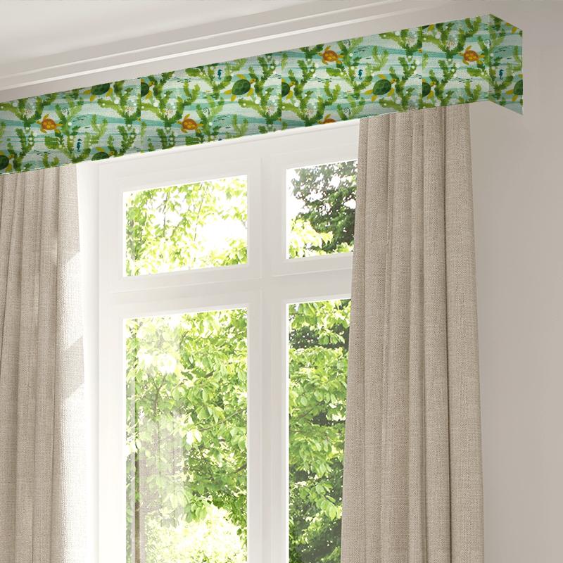 Villa Nova Picturebook Turtle Reef Multi Pelmet