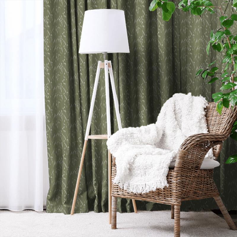 Villa Nova Scene Rye Pampas Made To Measure Curtain