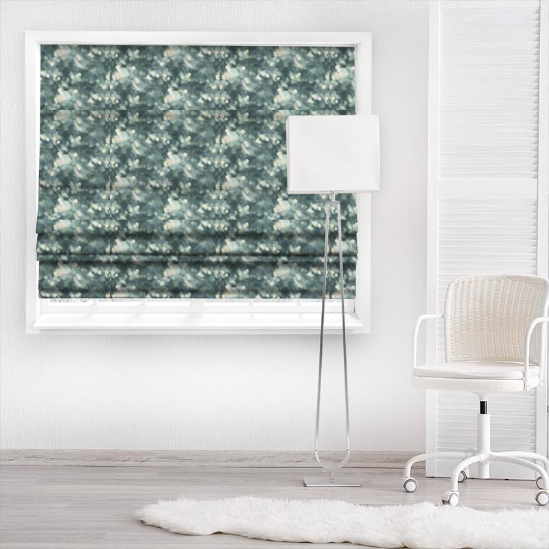 Villa Nova Scene Bokeh Nordic Made To Measure Roman Blind