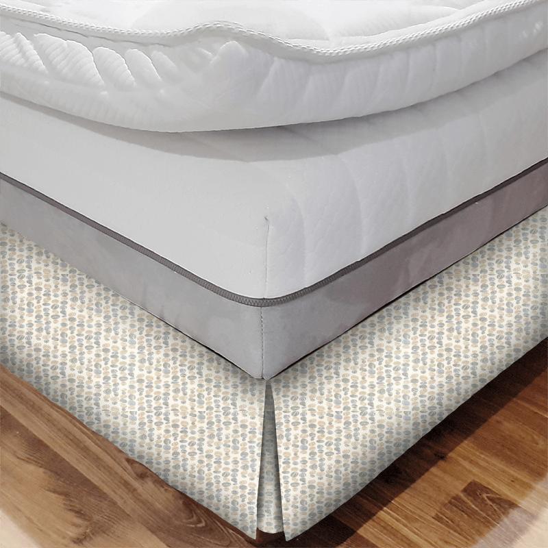 Sanderson Port Isaac Fabrics Stacking Pebbles Driftwood/Slate Bed Base Valance