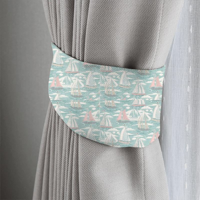 Sanderson Port Isaac Fabrics Sailor Sky Tieback