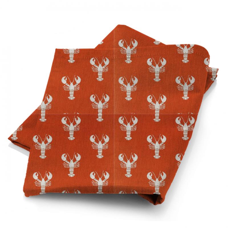 Sanderson Port Isaac Fabrics Cromer Rust Fabric