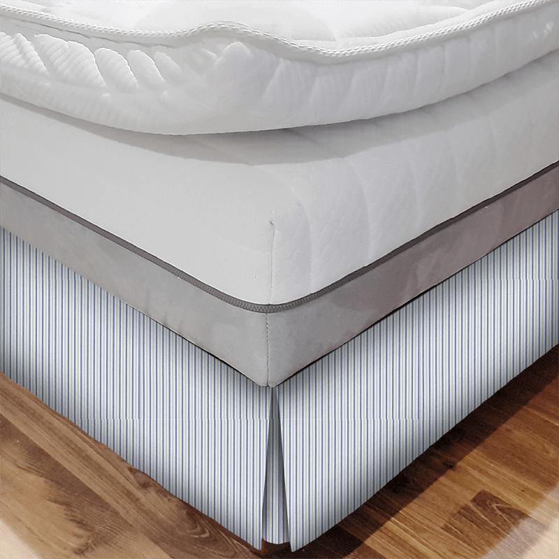 Sanderson Abracazoo Fabrics Seaton Marine Blue/Ivory Sanderson Bed Base Valance