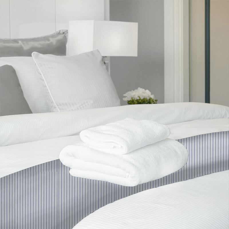 Sanderson Abracazoo Fabrics Seaton Marine Blue/Ivory Sanderson Bed Runner