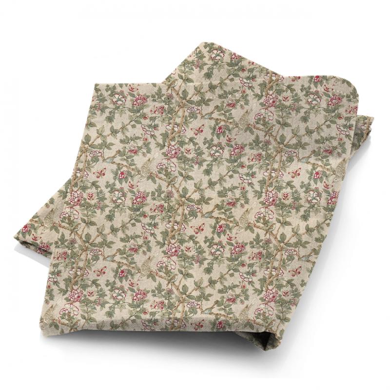 Sanderson Autumn Prints Caverley Rose/Pewter Sanderson Fabric