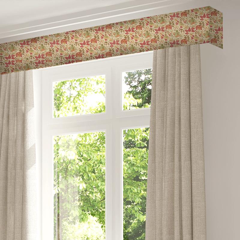Sanderson Autumn Prints Madagascar Gold/Red Sanderson Pelmet