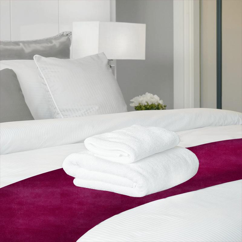 Sanderson Boho Velvets Boho Velvets Raspberry Bed Runner