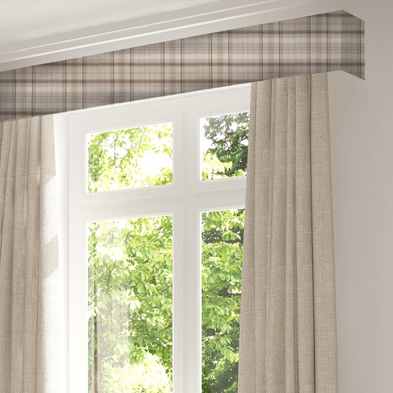 Sanderson Byron Wools Byron Linen/Pebble Pelmet