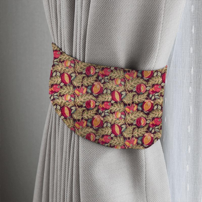 Cantaloupe Cherry/Alabaster Tieback Sanderson Caspian Prints & Embroideries Cantaloupe Cherry/Alabaster Tieback