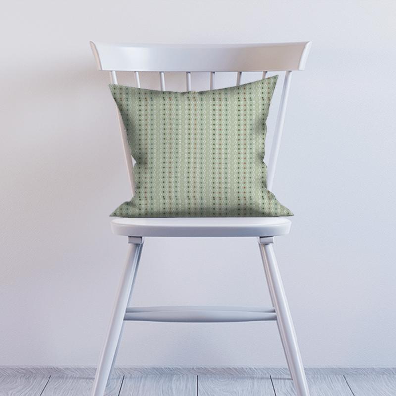 Sanderson Caspian Prints & Embroideries Mossi Sage Cushion
