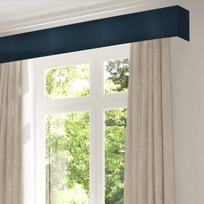Sanderson Caspian Weaves Darter Indigo Pelmet