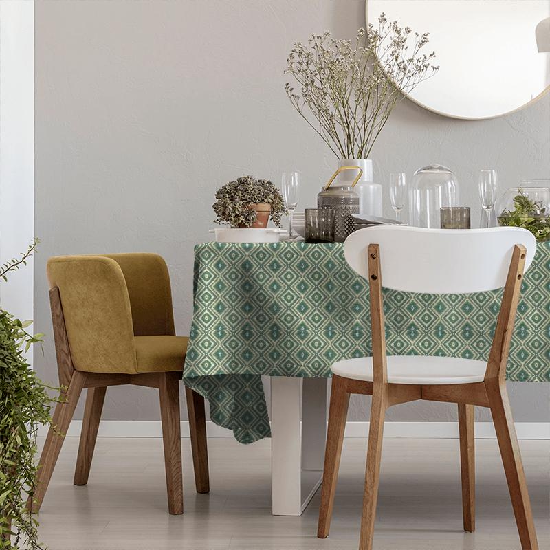 Sanderson Caspian Weaves Kelim Celeste Tablecloth