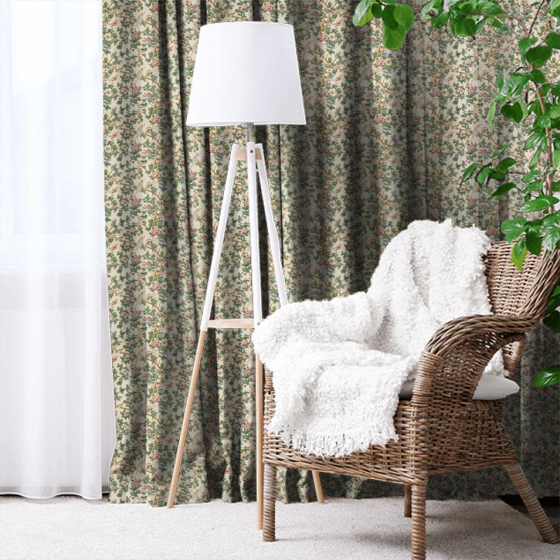 Sanderson Caverley Prints Caverley Chintz Made To Measure Curtain