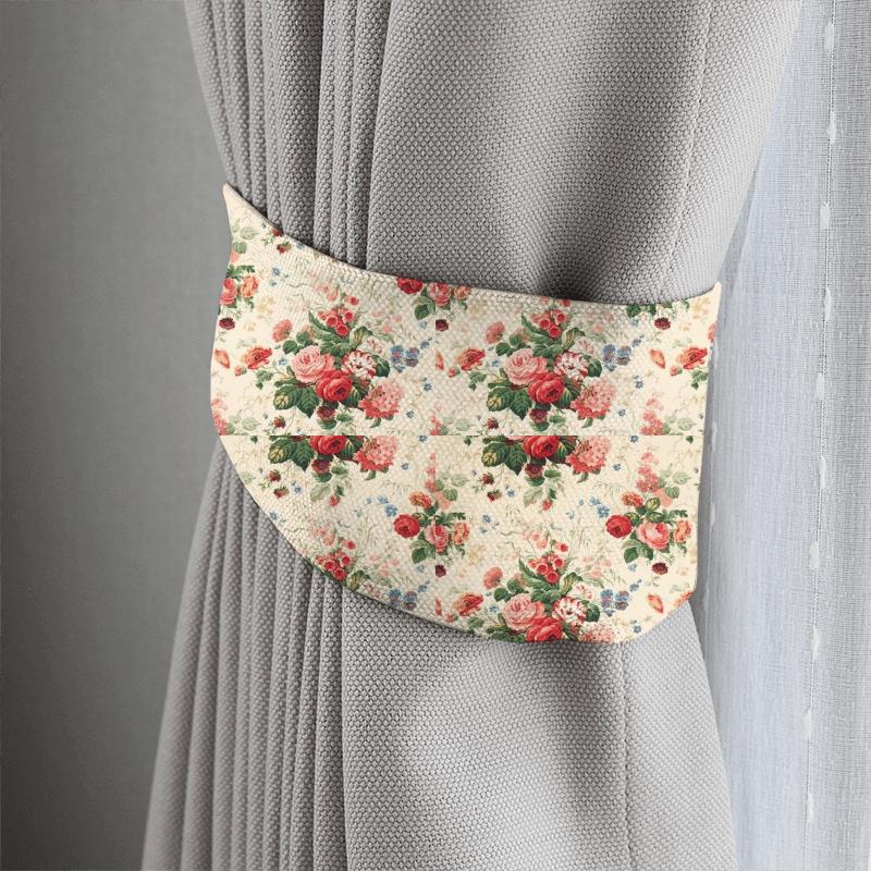 Sanderson Classic Linens Stapleton Park CREAM/PINK Tieback