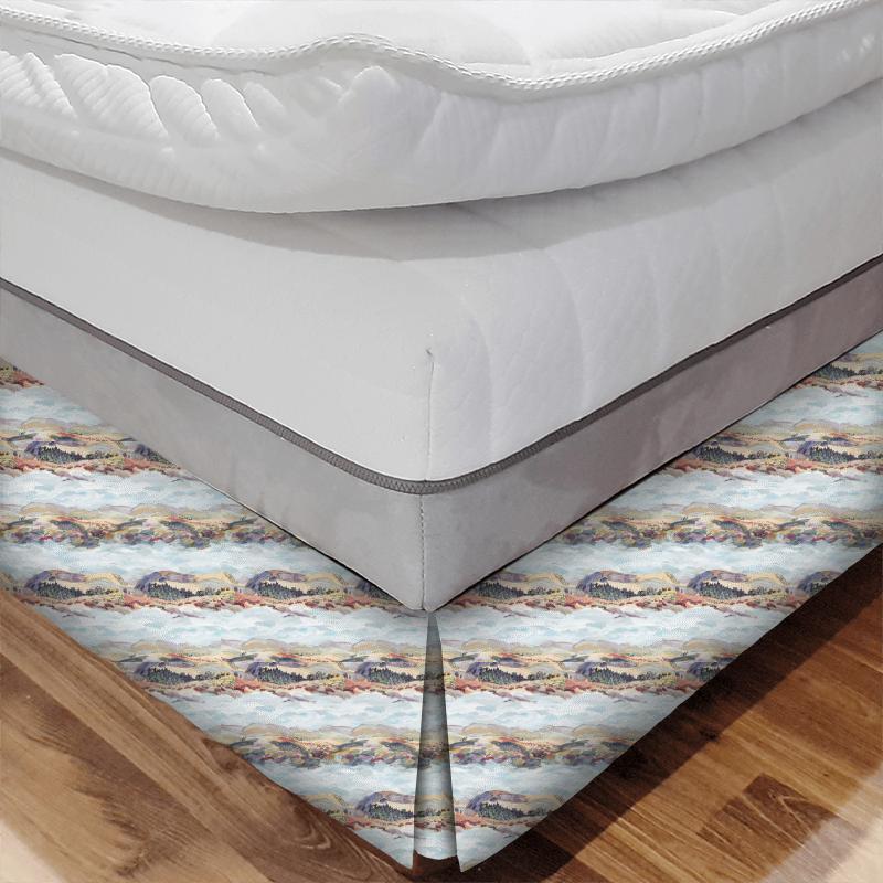 Sanderson Elysian Fabrics Elysian Fig Bed Base Valance