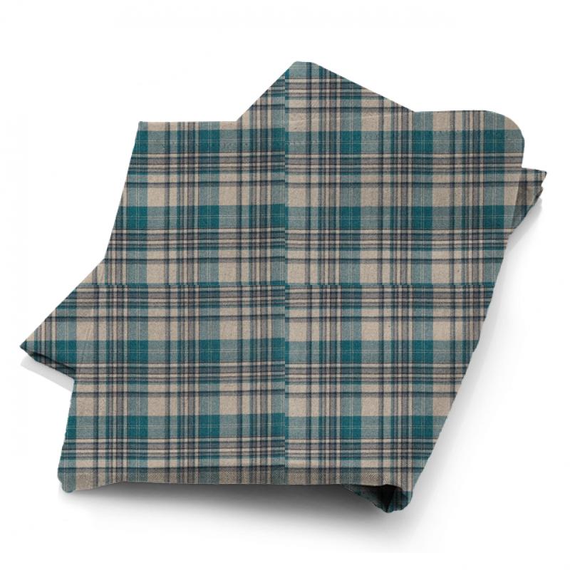 Bryndle Check Chasm Fabric Sanderson Islay Wools Bryndle Check Chasm Fabric