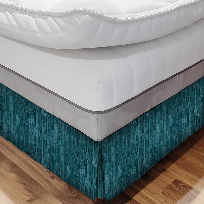 Sanderson Icaria Velvets Icaria Turquoise Bed Base Valance