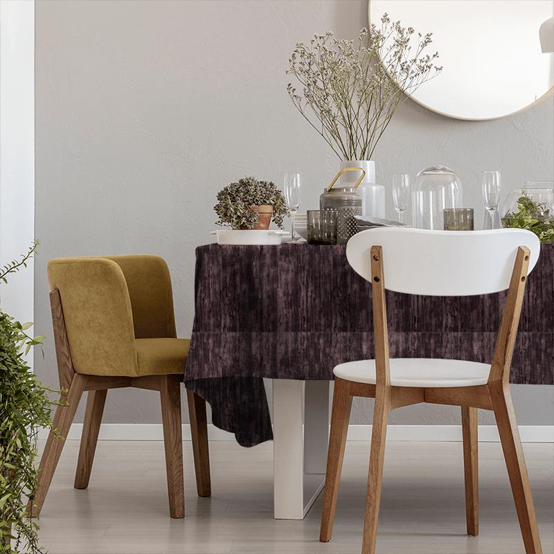 Sanderson Icaria Velvets Icaria Amethyst Tablecloth