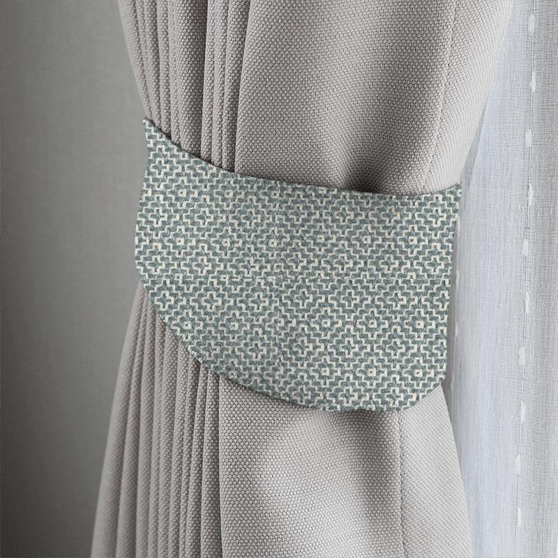 Linden Wedgwood/Ivory Tieback Sanderson Linden Weaves Linden Wedgwood/Ivory Tieback