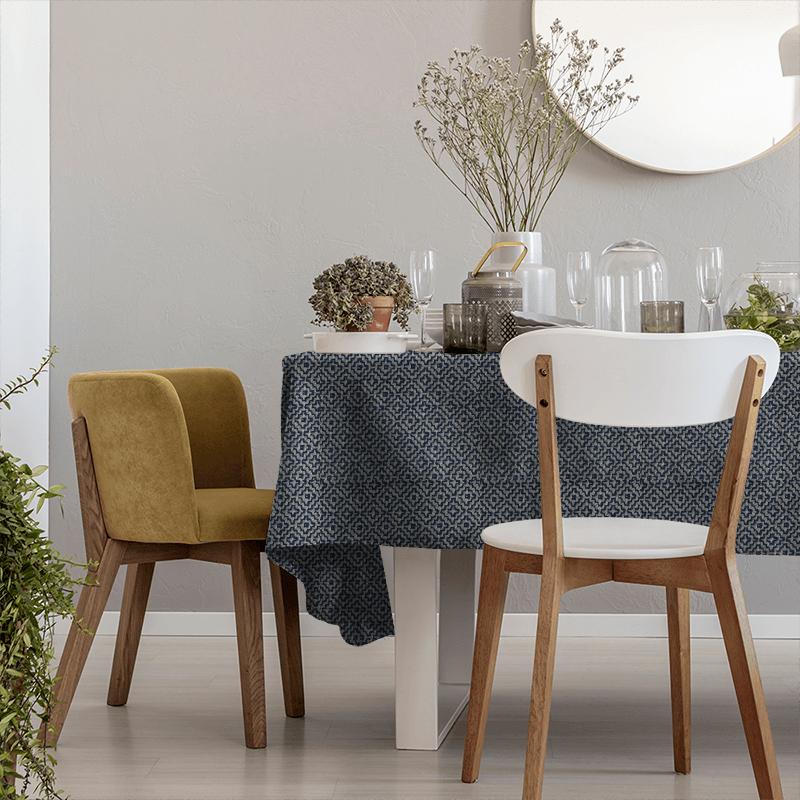 Sanderson Linden Weaves Linden Indigo Tablecloth